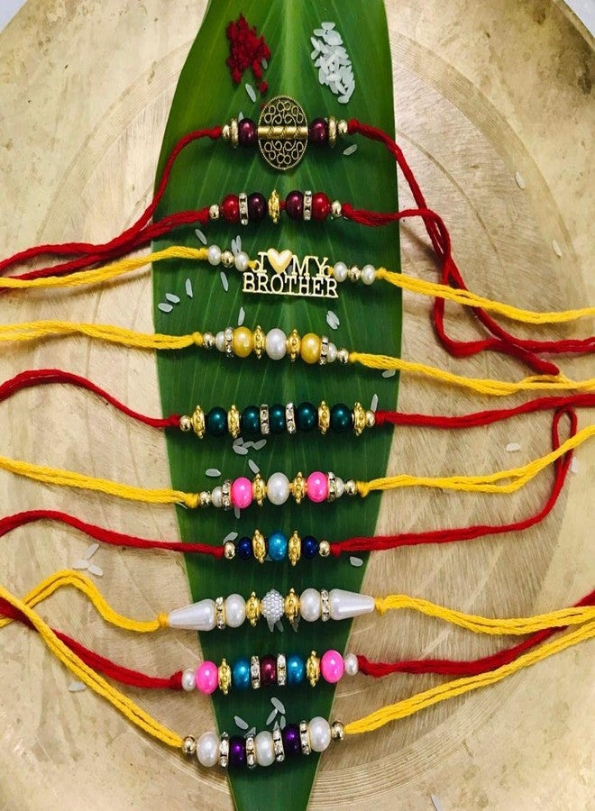 The brown box Rakhi Making Material or Rakhi Making kit DIY Kit Craft Kit Art and Craft Kit - Image 2